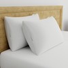 AllerEase Ultimate 100% Cotton Allergy Defense Fabric Zippered Pillow Protector,