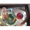 30cm LED Pre-Lit Decorated with Leaves Pine Cones Berries 3D