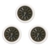 3 PCS Dollhouse Wall Clock 1:12 Dollhouse Miniature Round Wall