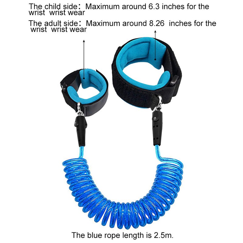 Blisstime Anti Lost Wrist Link Safety Wrist Link for Toddlers,