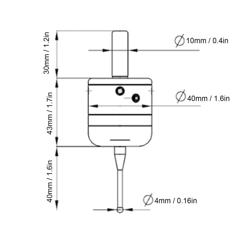 3D Edge Finder with Probe High Accuracy Edge Locator for