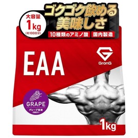 Glong EAA Supplement 1kg Amino Acid Blend of 8 types of essential amino acids Grape flavor GronG, 1 piece, 1g / 글롱 EAA 사프리 1kg 아미노산 필수 아미노산 8종류 배합 포도 맛 GronG, 1개, 1g