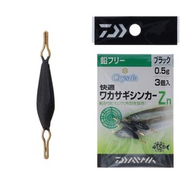 ダイワ クリスティア 快適ワカサギシンカーZn 0.5g ブラック