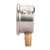 MEASUREMAN 1-1/2" Dial Size, Glycerin Filled Fuel Pressure Gauge, 304