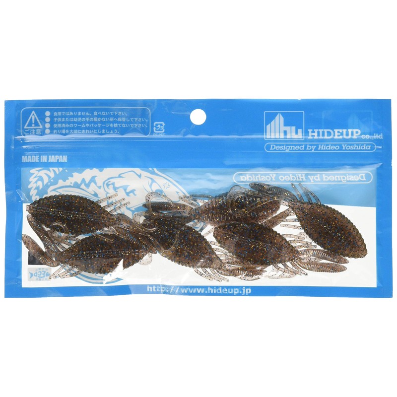 HIDEUP Worm Stagger Wide Hog 2.7 Inch #115 Cinnamon Bluegill