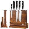 ENOKING Magnetic Knife Block with Acrylic Shield, Double Side Kitchen