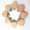 Arakierst 10pcs Natural Wood Suspender Pacifier Clips Cute Beech Wooden