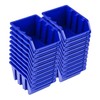 PAFEN Set of 20 x Stacking Boxes NP4 Blue Storage
