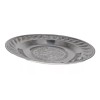 AJC 6 Platos Base Acero Inoxidable Restaurante Redondo 24 Cm