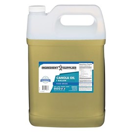 Canola Oil (1 Gallon) - Pure Cooking Oil - Gluten Free - Soy Free - Frying