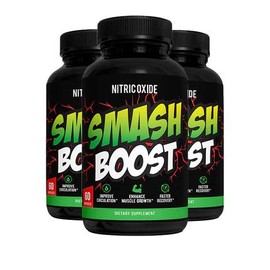 Smash Boost Nitric Oxide Capsules - Supports Respiratory Function & Overall Vitality, Essential Supplement for Healthcare - Vitamin - Specification: Triple