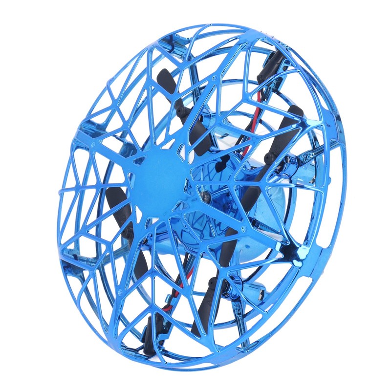 Hand Controlled Flying Drone Children Flying Toy Blue Hand Drone