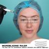 LNQ LUNIQI 1 x Eyebrow Microblading Ruler, Digital Eyebrow Ruler,