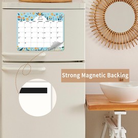 2025 Magnetic Calendar for Refrigerator, Fridge Wall Monthly Magnet Calendar from November 2024 to December 2025, 14 Month 8 x 10 Inch Planner Easy Organization, Season and Holidays Decor for Home