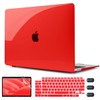 CISSOOK Compatible with MacBook Air 13 inch Case Red 2021
