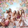 Renaiss 7x5ft Pink Floral Backdrop Romantic Cherry Blossom Blue Sky