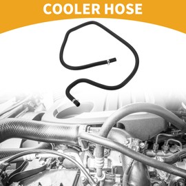 Partuto Cooler Hose No.1S718C012DD Lower Expansion Tank Hose to Radiator Pipe for Ford Mondeo 2000-2007 Rubber Black Good Sealing