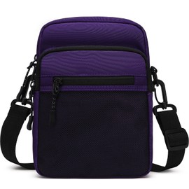 Lohol Small Shoulder Bag for Men & Women, Shoulder Bag, Messenger Bag, Sling Bag, Crossbody Bag for Work, Travel, Everyday Life, purple, messenger