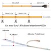 KXZM DC 5V USB COB Orange LED Strip Light USB