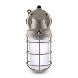 Maxlite JJX20UCS LED Adjustable Vaporproof Jelly Jar Light 20W, Aluminum Finish - CCT Selectable, 3000K, 4000K, 5000K, 120V, Exterior Wall Light, IP65 Rated Waterproof Outdoor Lights, Wall Sconce