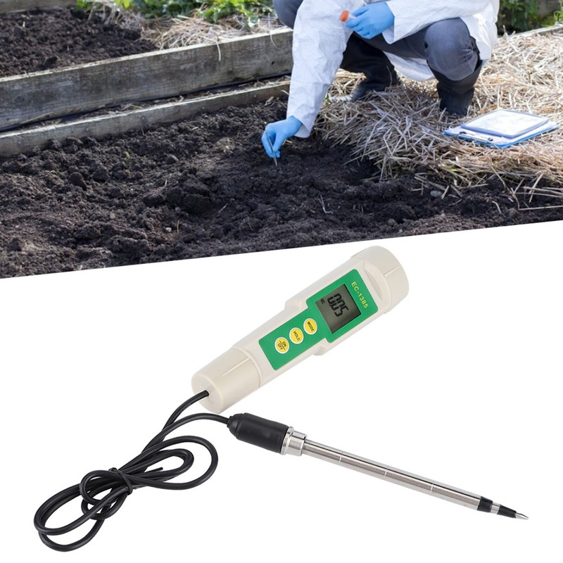 EC‑3185 Portable Soil EC/TDS/CF Tester Salinity Meter for Agricultural Horticultural