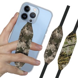 Switchbands Customizable Universal Phone Grip Strap |Pack of 2 |Reversible Phone Hand Strap for Phone Cases As Phone Loop Holder |Secure Handling by Comfortable Phone Strap - Hunting Camo