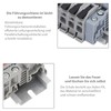 COZERI Pack of 10 Feed-Through Terminals, DIN Rail Terminals, Row