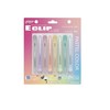 Gouriki Industry E-Clip, Large, Pastel Colors, 8 Piece Assortment