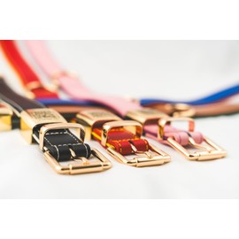 ScanCollar QR Code Pet ID Genuine Leather Smart Collars with Location Tracking with Pet Online Profile, Soft Padded, Stylish, Breathable for Small Medium Large Dogs (Large, Pink & Violet)