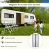 Zejoot Universal Magnetic Screen Door for RV, Tear-Resistant RV Mosquito