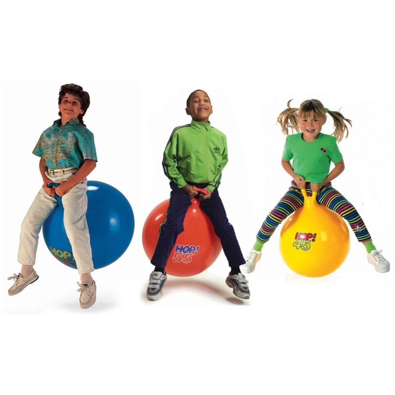 Gymnic Children's Bouncing Hippity Hop 45 Ball Yellow 18" diameter