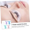 Mikinona Y Eyelash Brushes 25pcs Eyelash Grafting Tools for Lash