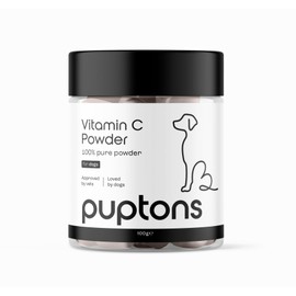 Puptons Vitamin C Powder for Dogs 100g (200 scoops) | Puptons