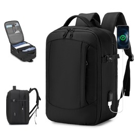 COSCOOA Expandable Travel Backpack 20-30L,Cabin Size United Airlines Personal Item Bag 17x10x9 inch,Flight Approved Underseat Ryanair 40x20x25 CM Carry on Luggage Bag,Mochila de Viaje