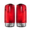 TRQ Rear Tail Lights Set Compatible with 1987-1990 Ford Bronco