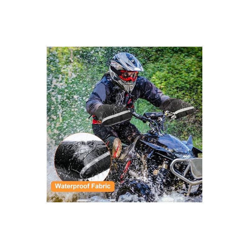Motorcycle Handlebar Hand Boots, Winter Handlebar Warmers, Universal Handlebar Gloves,