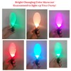 LED Light-Up Color Changing Maracas (7") Plastic. 6 Patterns Blinking