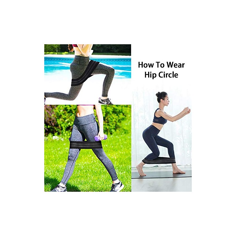 FIGHTSENSE Resistance Band Hip Circle Fitness Loop Peach Booty Squat