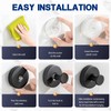 ALLVANA Removable & Reusable Suction Cup Hooks for Shower, Heavy