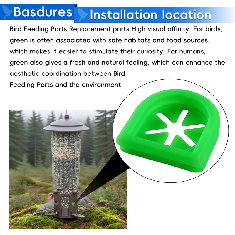 FlexPort Replacement Parts Compatible with Perky-Pet 334-1SR Bird Feeders