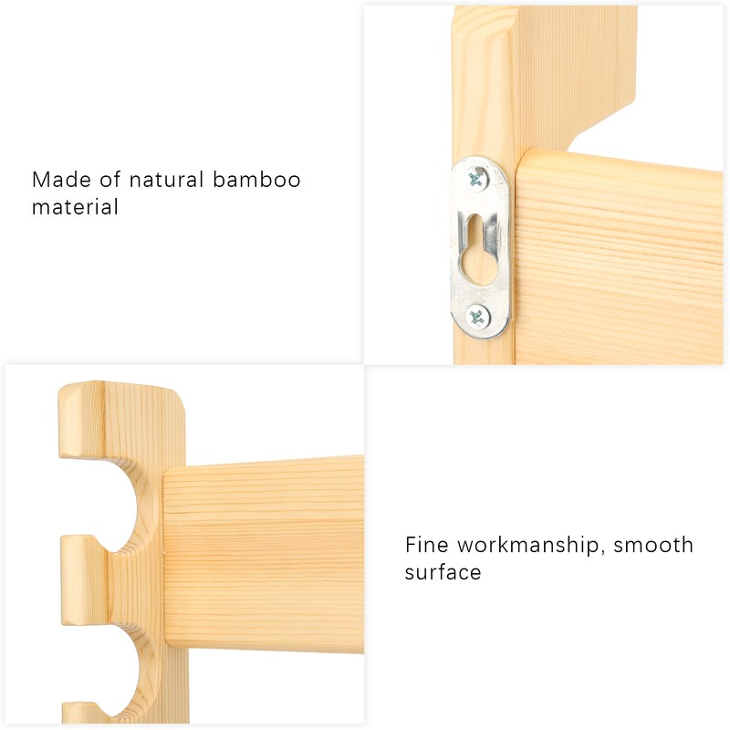 Fishing Rod Storage Rack Holder Pole Bracket WallMounted 6 Position