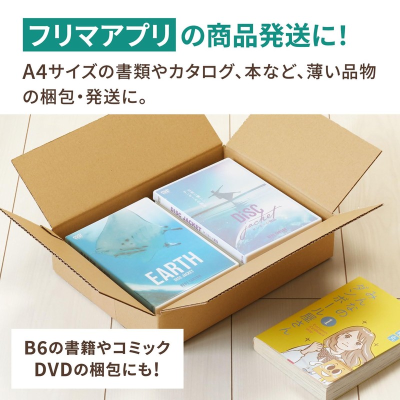 Earth Cardboard ID0406 A4, 60 Size, Shallow Type, 10 Pieces,