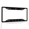 Fastasticdeals Metal Insert License Plate Frame German Shepherd Head Silver