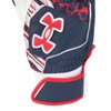UA Clean Up Batting Gloves 6001310 (410) Midnight Navy, White,