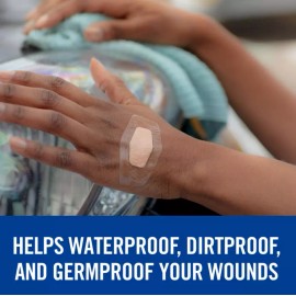 Nexcare SM Nexcare Max Hold Waterproof Bandages Assorted Sizes 15 Count