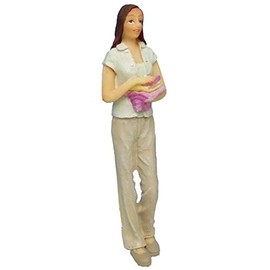 Melody Jane Dollhouse People Modern Ladies Wearing Towels 1:12 Resin Figure