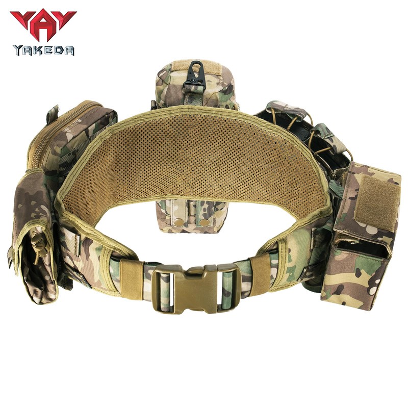 YAKEDA Tactical Battle Belt-Airsoft Belt Duty Belts Law Enforcement Utility