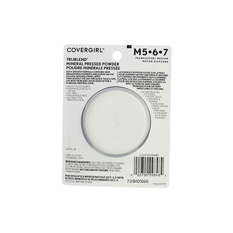 CoverGirl TRUblend Pressed Powder - Translucent Medium (4) - 2
