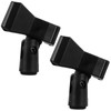 Rubonarier Microphone Holder Clip 5/8 3/8 Screw Set of 2