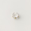 [D.silver] Silver 925 Daisy Open Ring Silver / [D.silver] 실버925